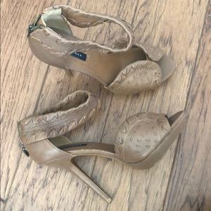 Zara textured heels